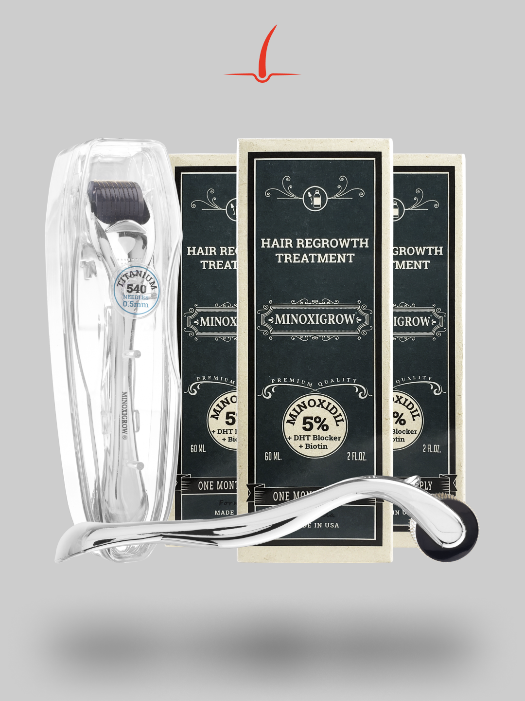 Combo - KIT Crecimiento Barba Minoxigrow