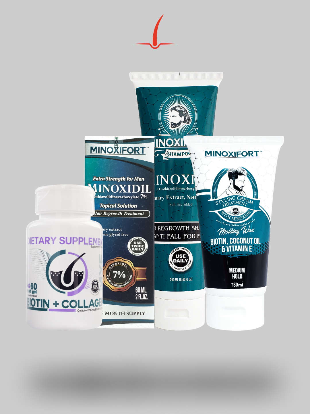 Combo - KIT Minoxifort Hombre