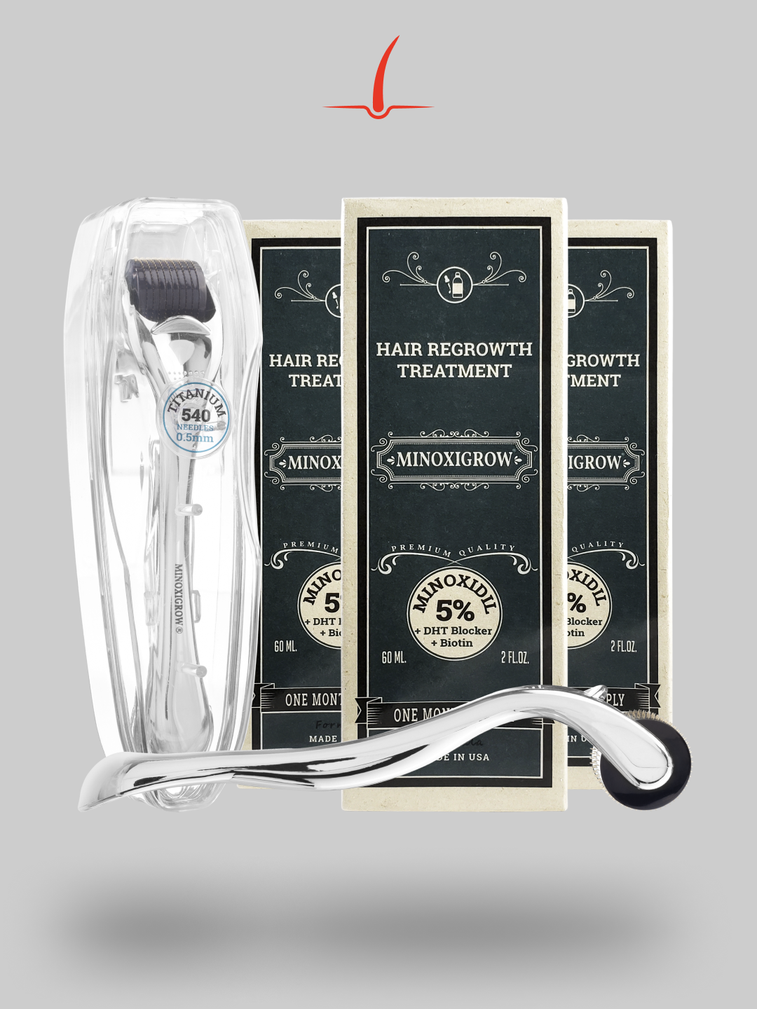 Combo - KIT Crecimiento Barba Minoxigrow