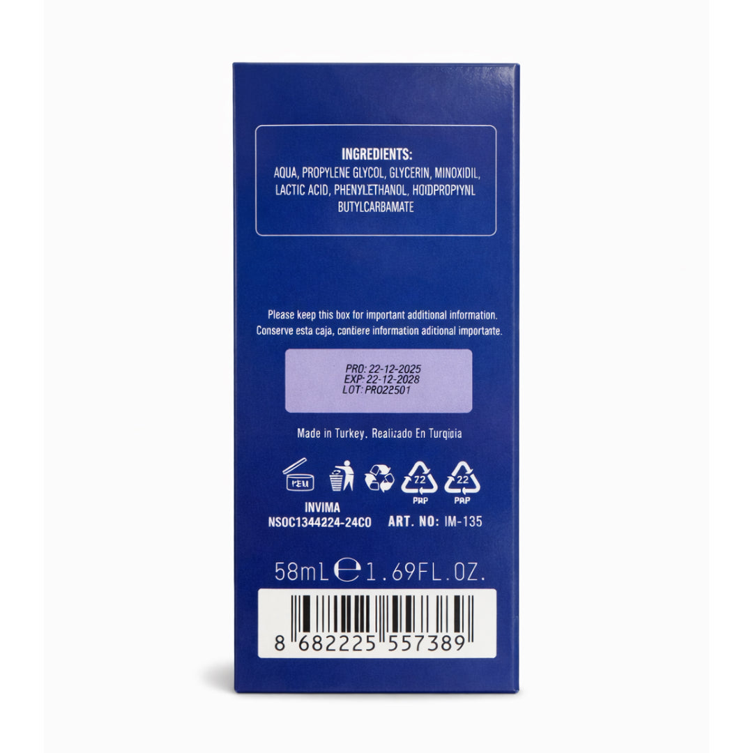 Minoxidil Forte 5% Immortal Pro