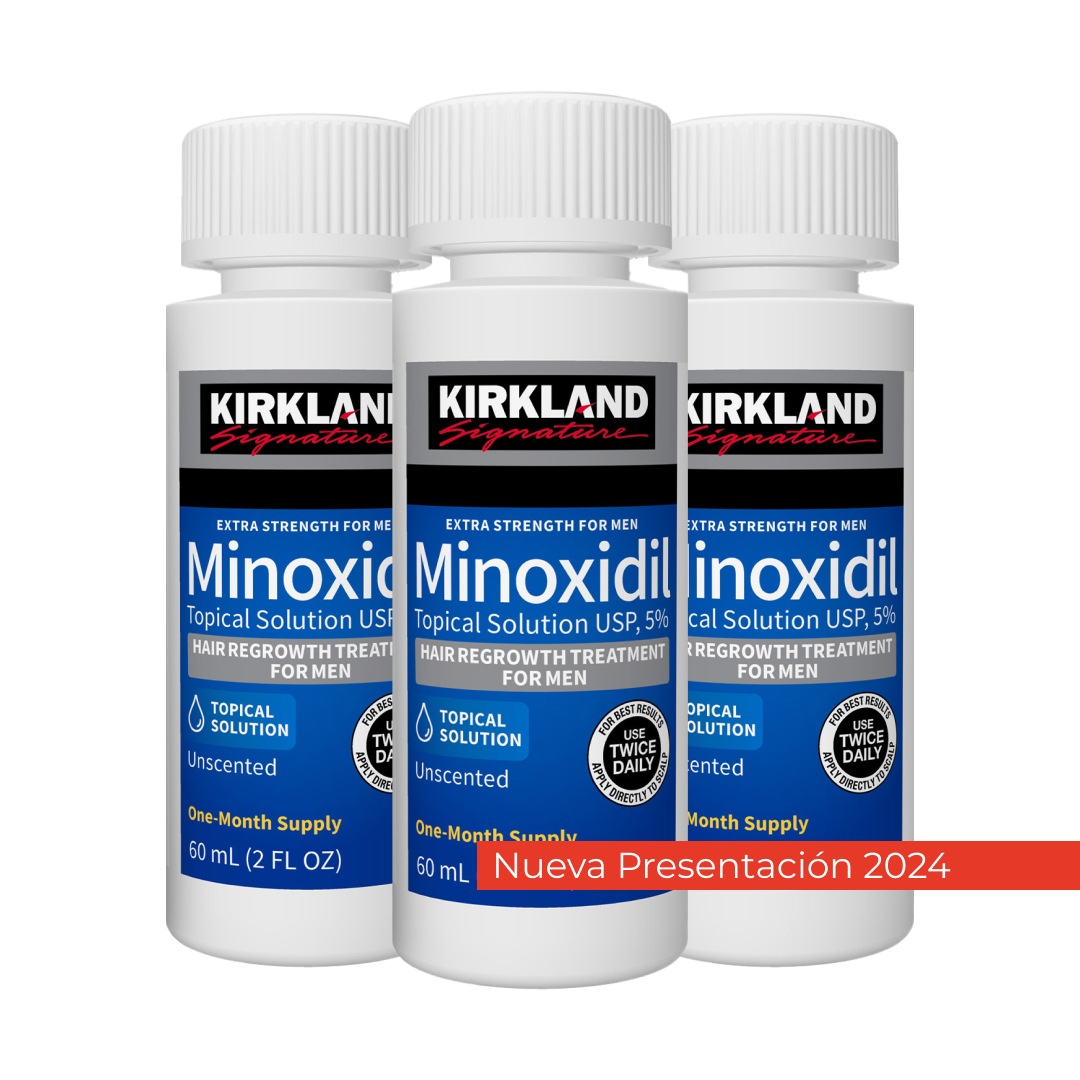 Minoxidil Kirkland 5% x 3 unidades
