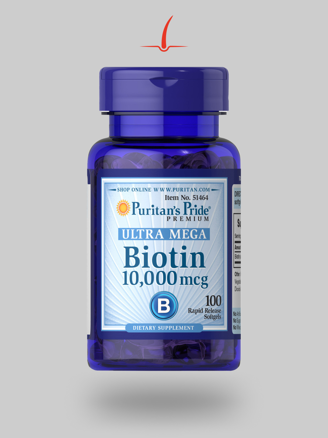 Biotina Puritan's Pride 10,000 mcg