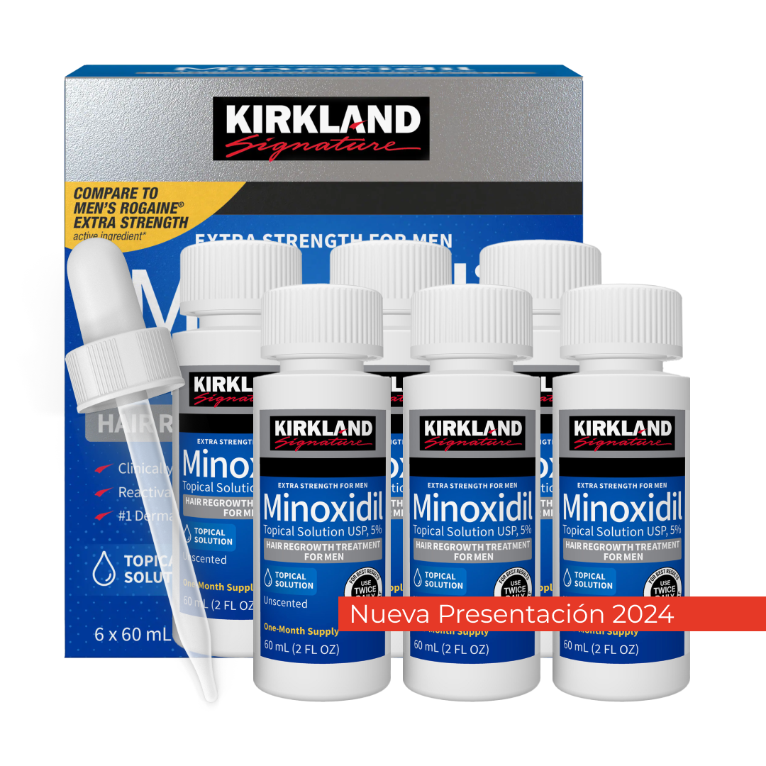 Combo - KIT Minoxidil Kirkland + Shampoo