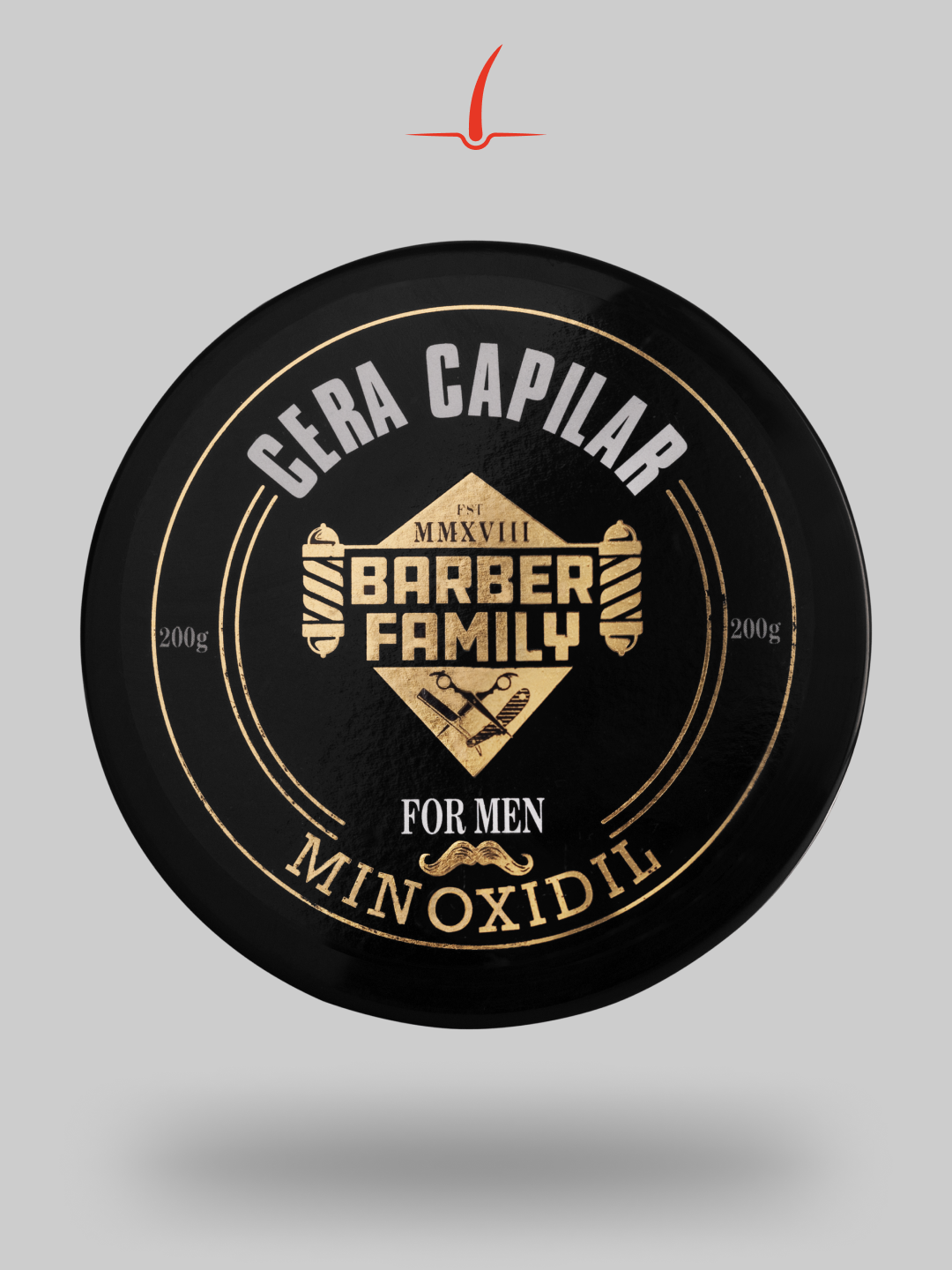 Cera con Minoxidil Barber Family