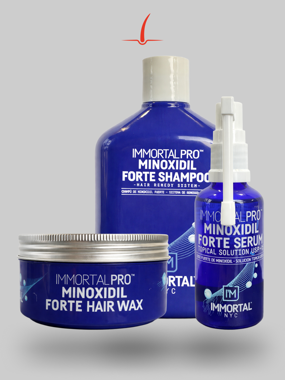 Combo - KIT Crecimiento Minoxidil Immortal Pro®
