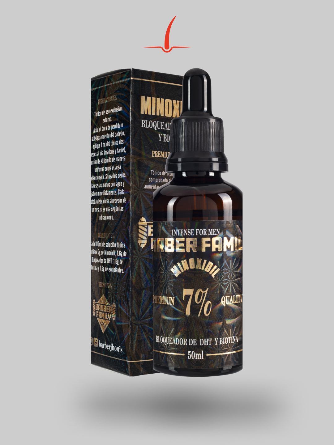 Minoxidil 7% Barber Family